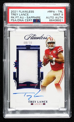2021 Panini Flawless Trey Lance #RPA-TRL