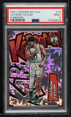 2022 Crown Royale #6 Jayson Tatum KABOOM! PSA 10 GEM MINT | eBay
