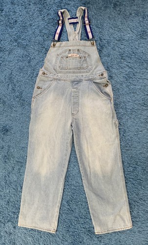 Vintage Bugle Boy Denim Jeans Overalls Bugle Boy Suspenders