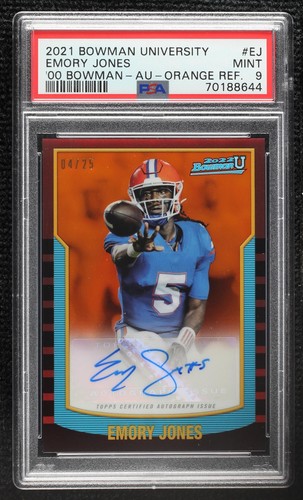 2021-22 Bowman University Emory Jones #2KBA-EJ