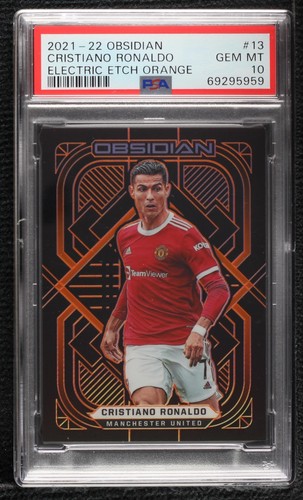 2021-22 PANINI PRIZM 02/25 CRISTIANO RONALDO AUTO PSA 10 GEM 2021-22 PANINI PRIZM 02/25 CRISTIANO RONALDO AUTO PSA 10 GEM