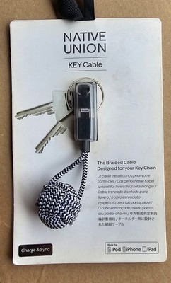 Câble porte-clés Native Union Lightning vers USB – Certifié MFi porte clé