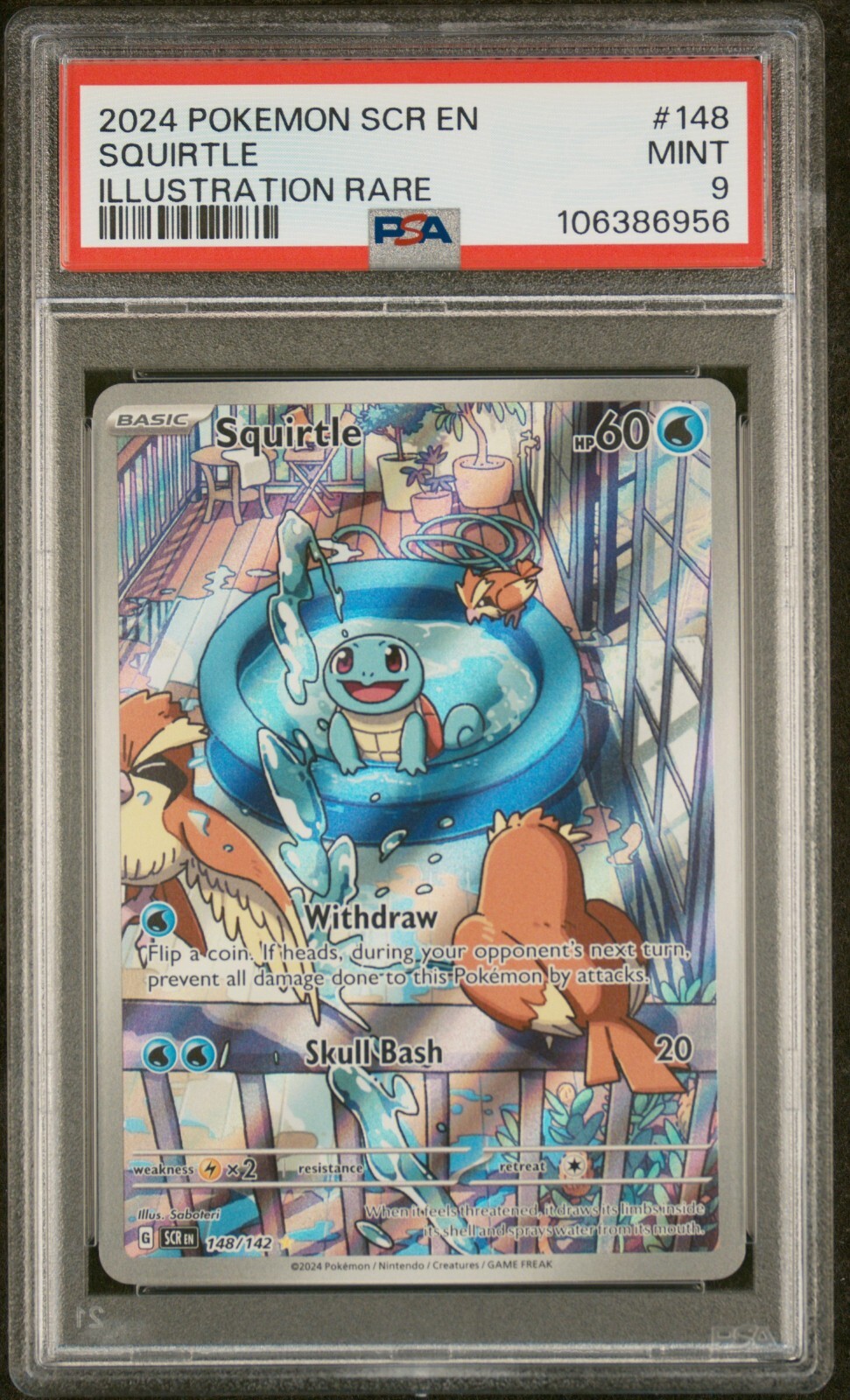 ゼニガメ 英語版 Shadowless Squirtle PSA9 ゼニガメ 英語版 Shadowless Squirtle PSA9 Squirtle