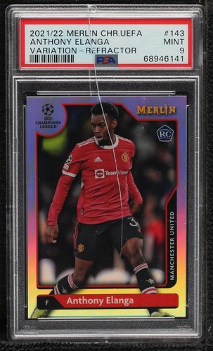 2021-22 Topps Merlin Collection Chrome UCL Anthony Elanga #143