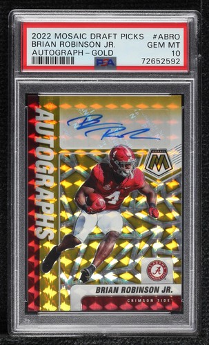 2022 Panini Mosaic Draft Picks Brian Robinson Jr. #A-BRO