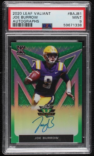 2020 Leaf Valiant Joe Burrow #BA-JB1