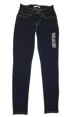 Levi's 711 Skinny Stretch Jeans Women's 24 Dark Wash