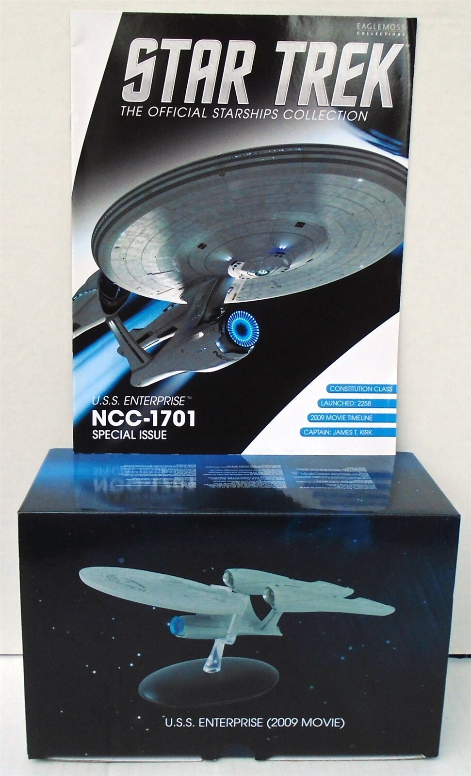 USS Enterprise NCC-1701 XL Star Trek 2009 Moive Eaglemoss w