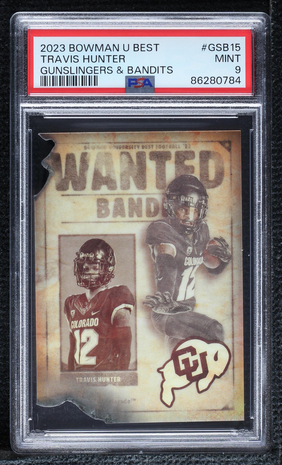 2023 Bowman's Best University Travis Hunter #GSB-15