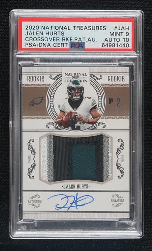 2020 Panini National Treasures Jalen Hurts #CRS-JAH