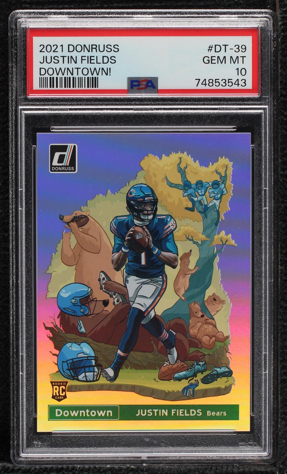 2021 Panini Donruss Justin Fields #DT-39