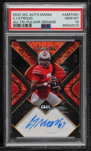 2022 Wild Card Auto Mania C. J. Stroud #AM-TH61