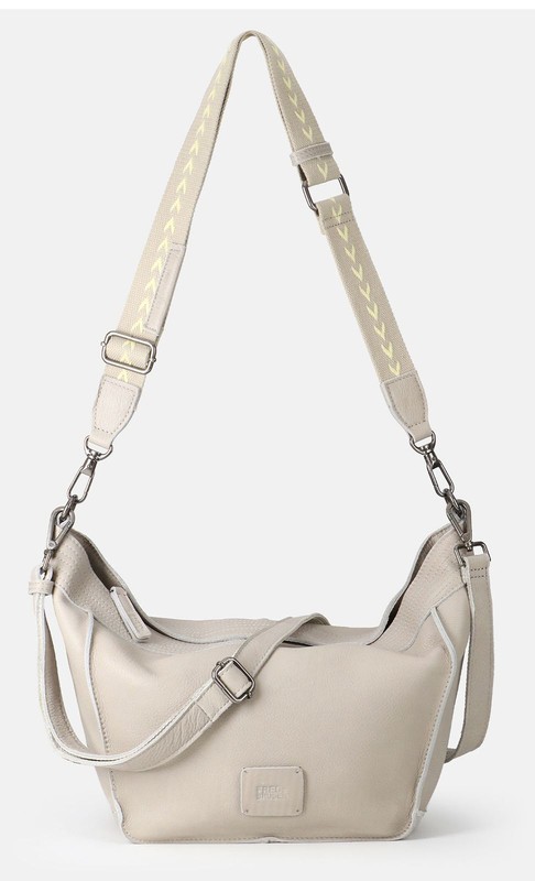 Fredsbruder Stines Shoulderbag Schultertasche Tasche Hellgrau Hellgelb Neu