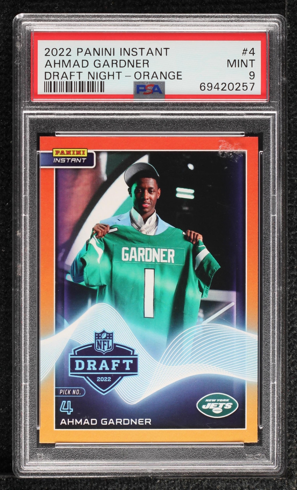 2022 Panini Instant NFL Draft Ahmad Gardner #4