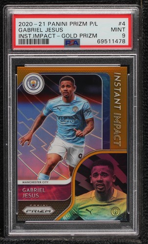2020-21 Panini Prizm Premier League Gabriel Jesus #4