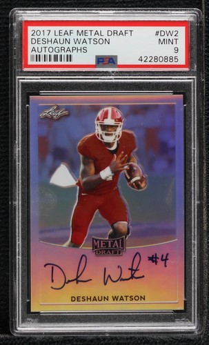 2017 Leaf Metal Draft Deshaun Watson #BA-DW2