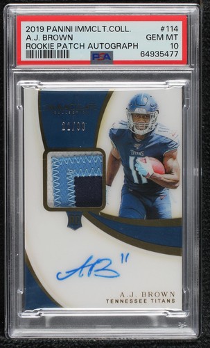 2019 Panini Immaculate Collection A.J. Brown #114