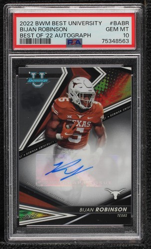 2022-23 Bowman's Best University Bijan Robinson #BA-BR