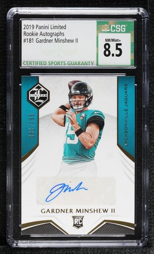 GARDNER MINSHEW II 2019 Panini Score Rookie Autograph