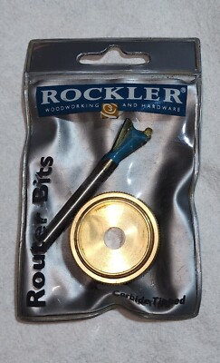Rockler 1/2'' Height Tungsten Dovetail Router Bit, 1/4'' Shank, 14 Degree NEW