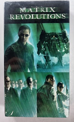 The Matrix Revolutions (VHS, 2004)  New Factory Sealed With Watermark