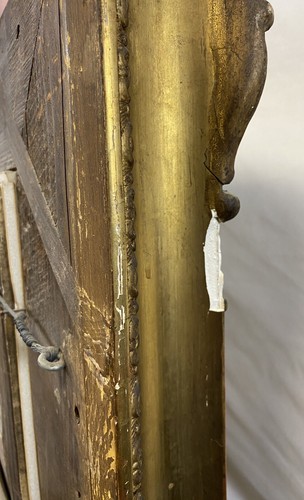 Exceptional c. 1810 French Empire Portrait of Lady & Dog on Pillow Oil on Canvas