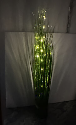 Kringle Express 24  lighted  Metallic Grass lime green  NEW H262602 new