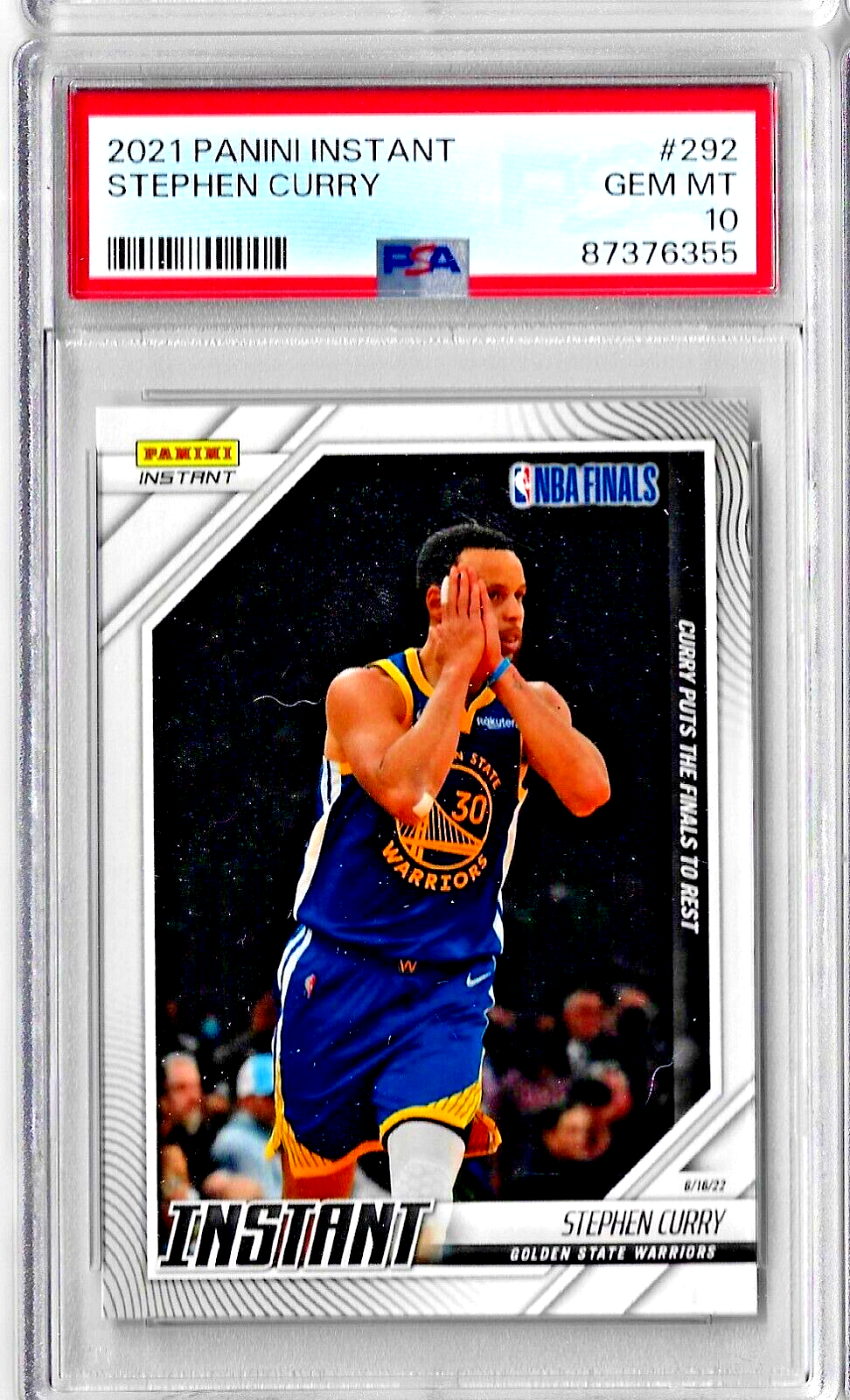 2021-22 Panini Instant #292 Stephen Curry Night, Night SP