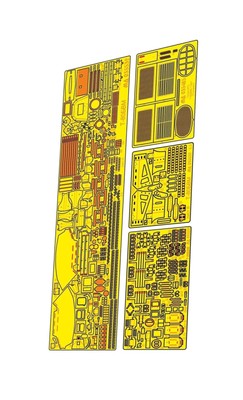 Photo-etched detail set for Russian Tank T-80 BVM basic set (Trumpeter)