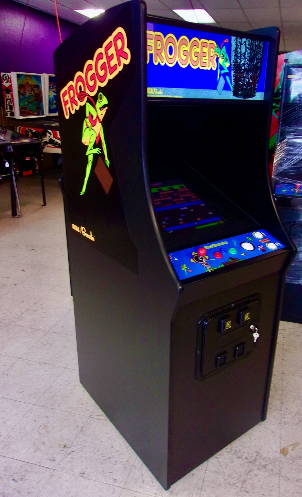 NEW FROGGER ARCADE GAME FREE MULTICADE & TRACKBALL UPGRADE のeBay公認海外通販