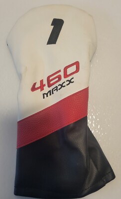 TourMax  Golf Club Driver Cover 460 Maxx  #1 Red Black White