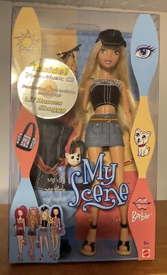 2002 My Scene Barbie Wave 2 Original Barbie RARE~Variation W/ CD~Spring Break