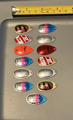 (13) Mepps Aglia Inline Spinner Size 3 Blades Fishing Lures