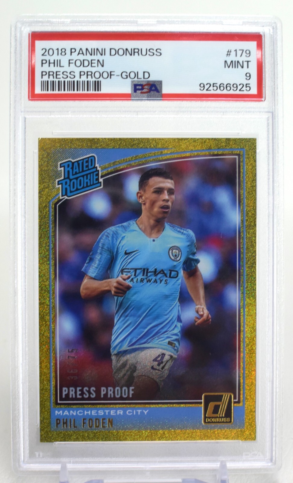 2018 Phil Foden Press Proof Red Rookie（Auction Prices
