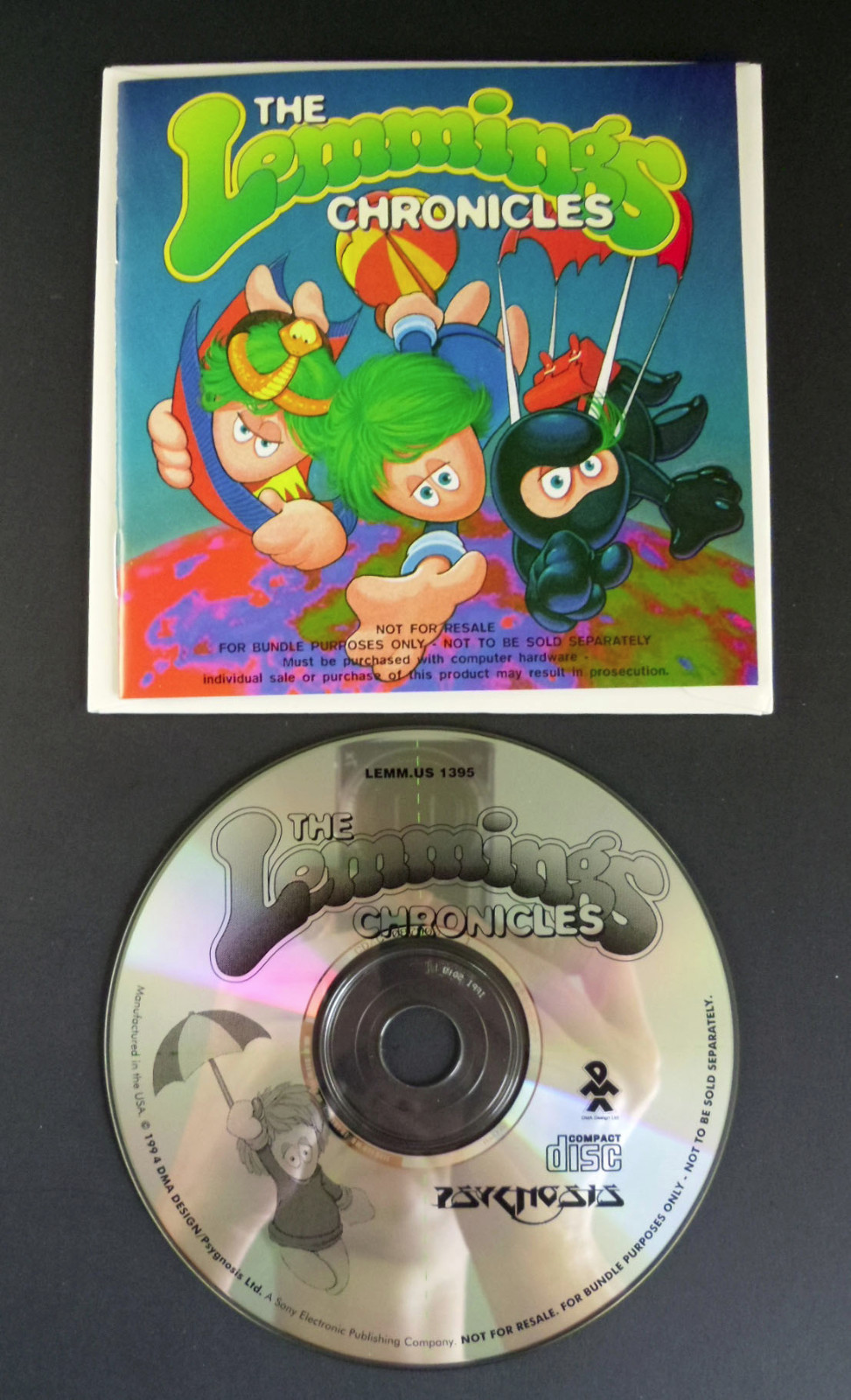 The Lemmings Chronicles 3 PC Game CD Version 1994 Amiga DOS SEALED