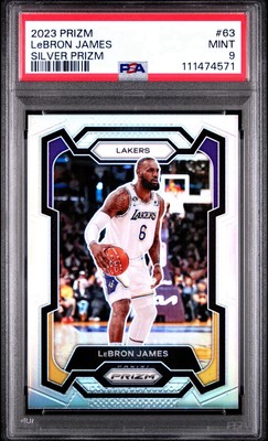 LEBRON JAMES 2023-24 PANINI PRIZM BASKETBALL SILVER LAKERS