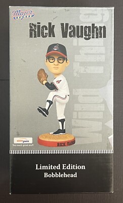 Rick Vaughn Bobblehead ''Wild Thing'' Major League SGA 2009 Indians Brand New