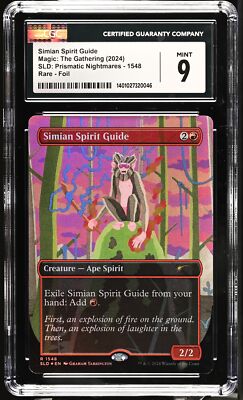 SIMIAN SPIRIT GUIDE Secret Lair Foil Rare CGC 9 Graded MTG [Nostalgium]