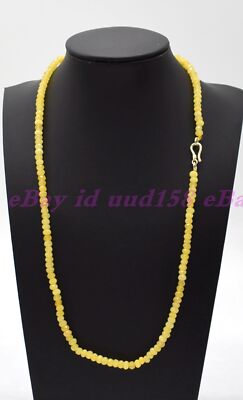 Lots 2x4mm Faceted Assorted Multiple Roundel Gemstone Beads Necklace 18''