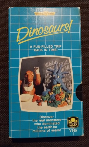 Dinosaurs! VHS 1987 Animation Live Action - Will Vinton