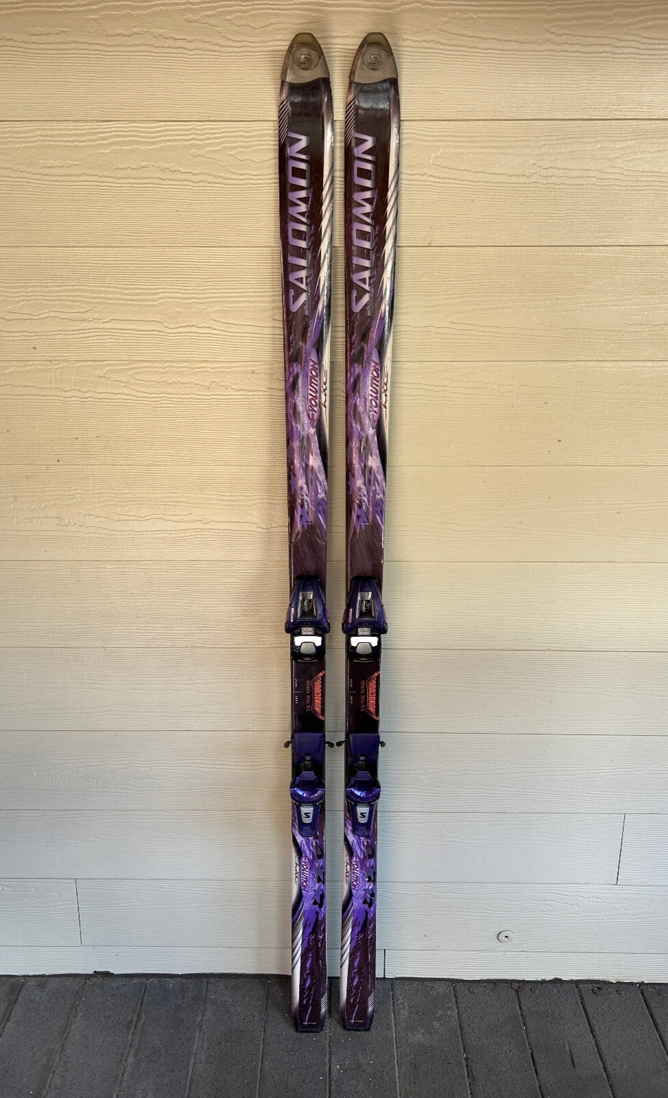 Vintage 90's Salomon Evolution Lite Downhill Skis 178 cm