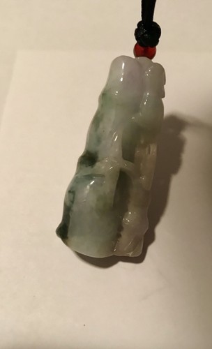 Certified- 27.60 Gram Untreated Jadeite Pendant-  [Grade A] Emerald Jade