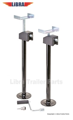 LIBRA Quick-Lift RV Slide Out Stabilizer Jacks 5000lbs Adjust 21''-37'', Set 2