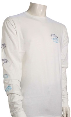

Футболка Quiksilver Waterman Clip The Line LS — ярко-белая — новинка, Белый