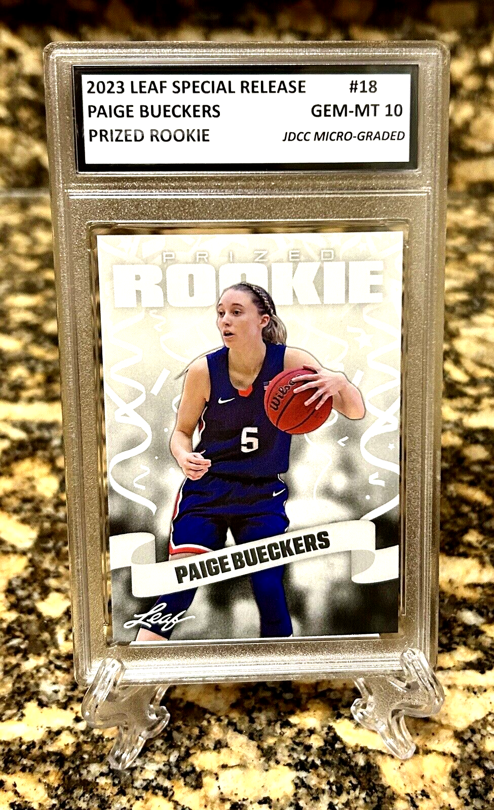 PAIGE BUECKERS 2023 Leaf SPECIAL RELEASE Graded GEM-MT 10 PAIGE BUECKERS 2023 Leaf SPECIAL RELEASE Graded GEM-MT 10