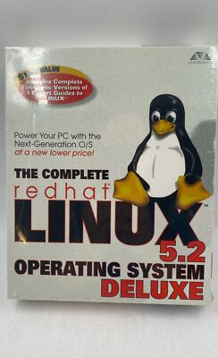The Complete Redhat Society Linux 5.2 Operating System Deluxe New Sealed