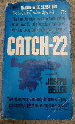 Joseph Heller-Catch-22 (1965 PB) VINTAGE, Rare/Alternative Cover