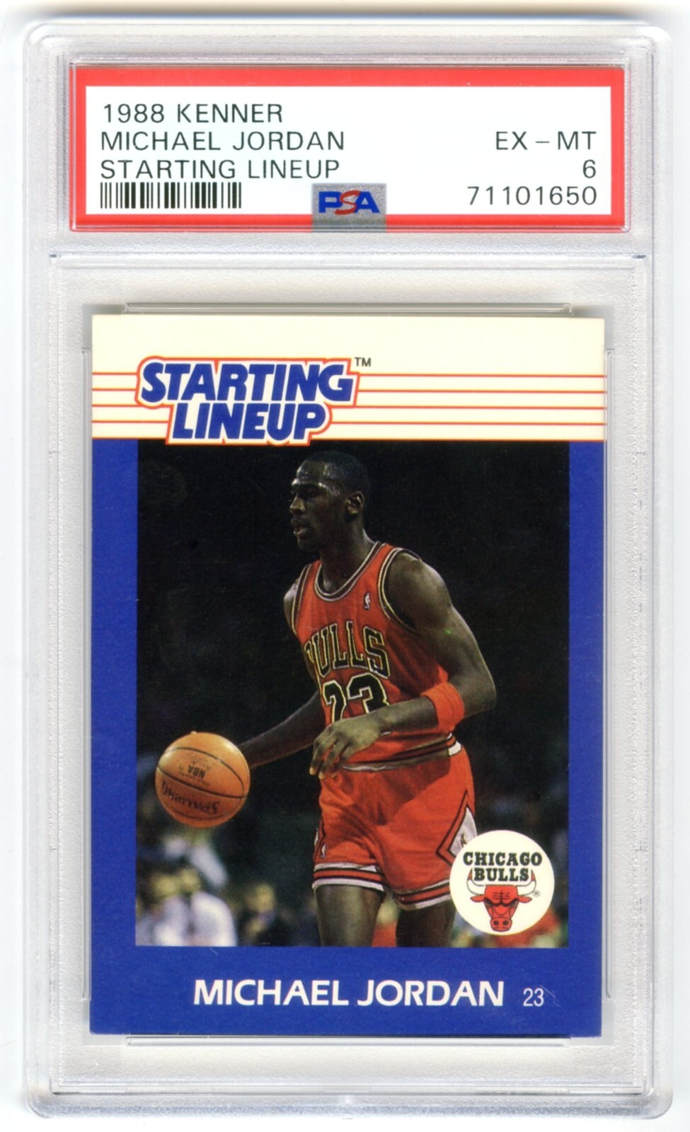 MICHAEL JORDAN~RARE (POP 152) 1988 KENNER STARTING LINEUP