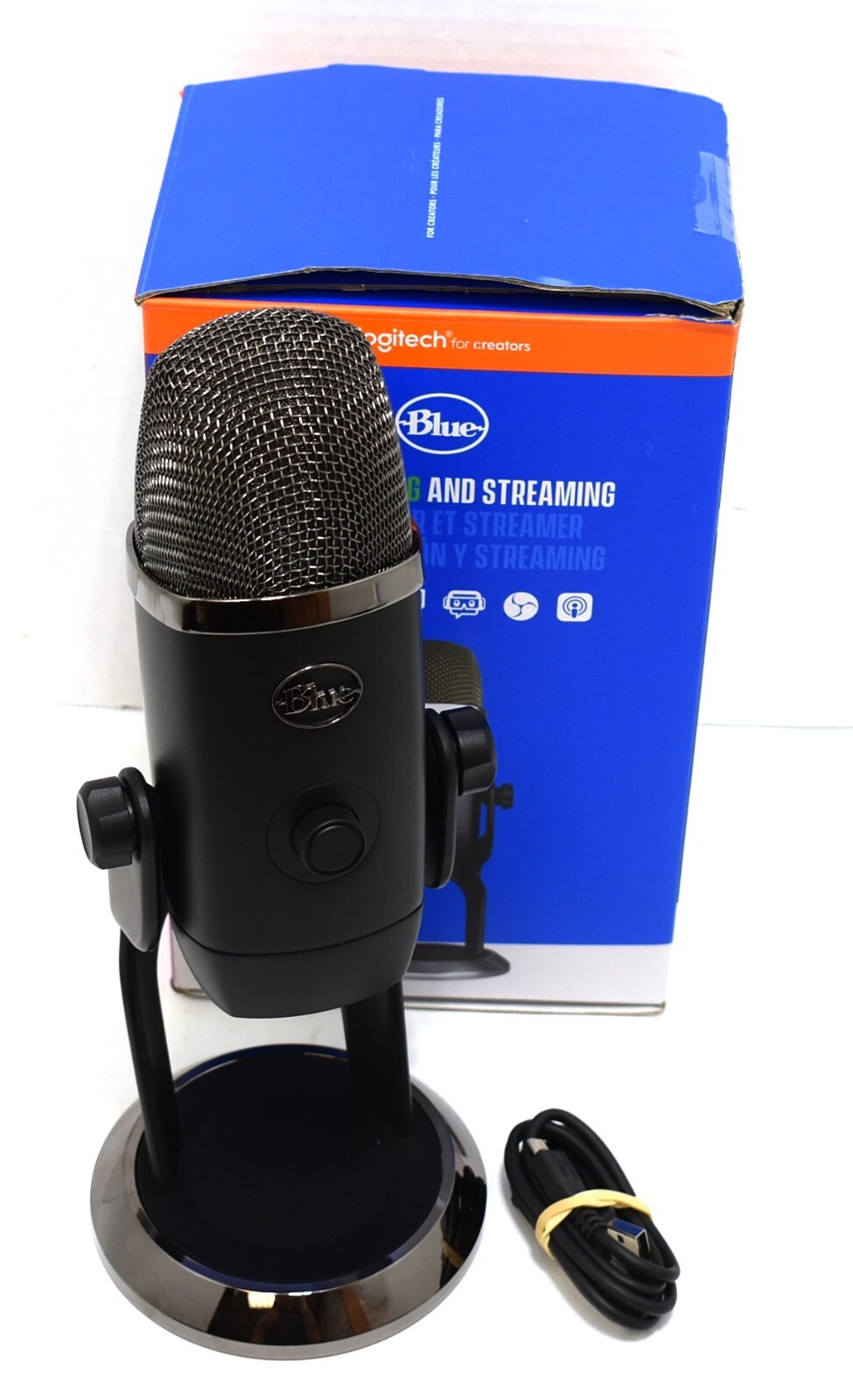 Logitech Blue Yeti X USB Microphone - Black | eBay Logitech Blue Yeti X USB Microphone - Black | eBay