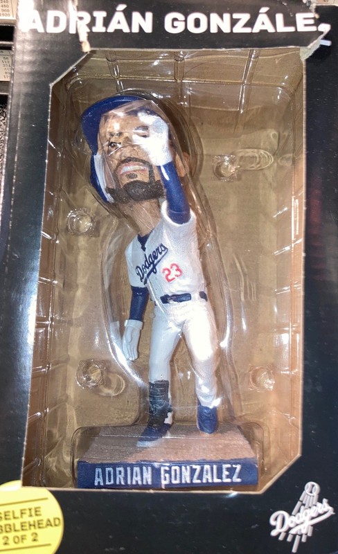 アドリアン・ゴンザレス ボブルヘッド bobblehead BOBBLE HEAD Adrian Gonzalez Los Angeles Dodgers MLB Selfie With